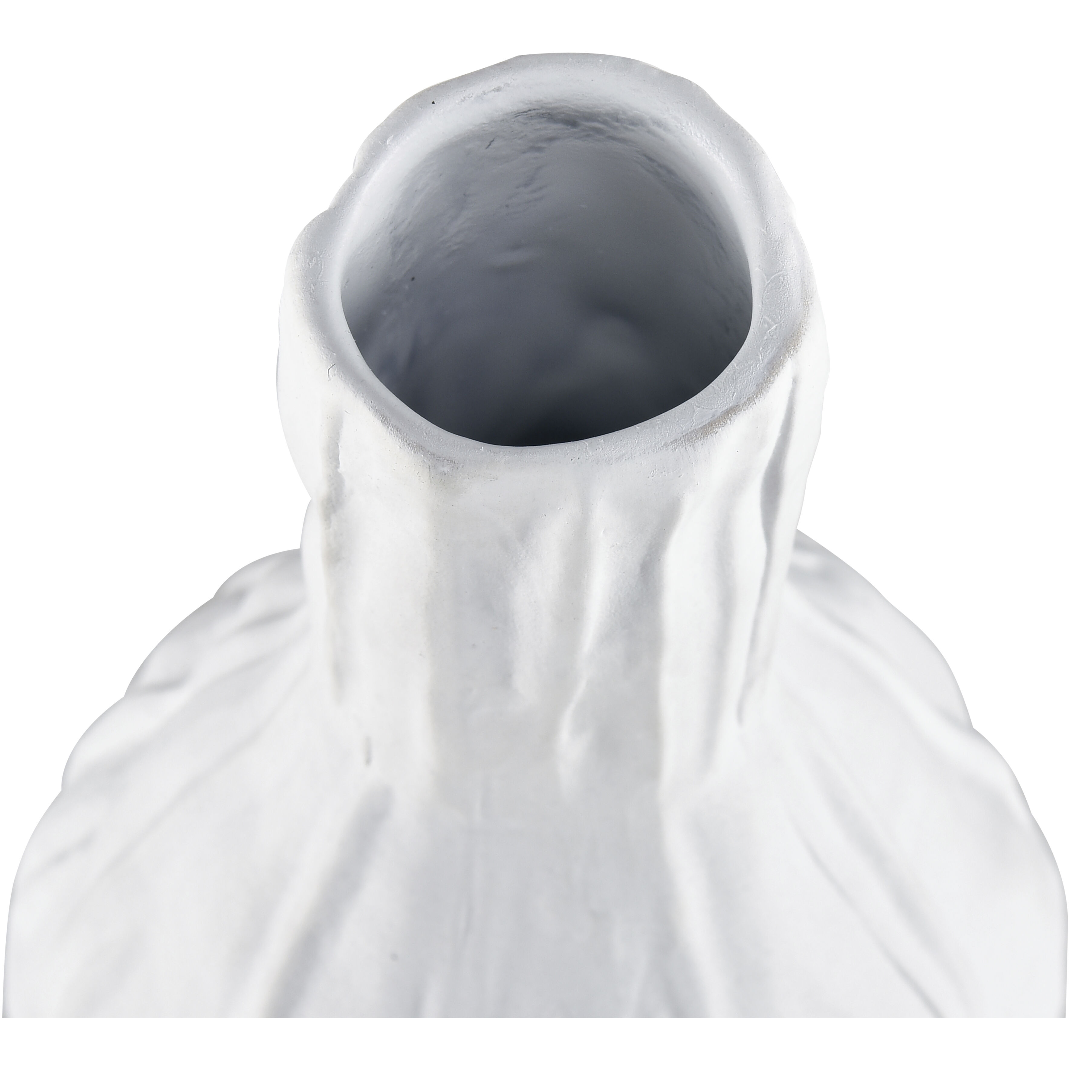 Carter 19.75 X 4.25 inch Vase in White with Black