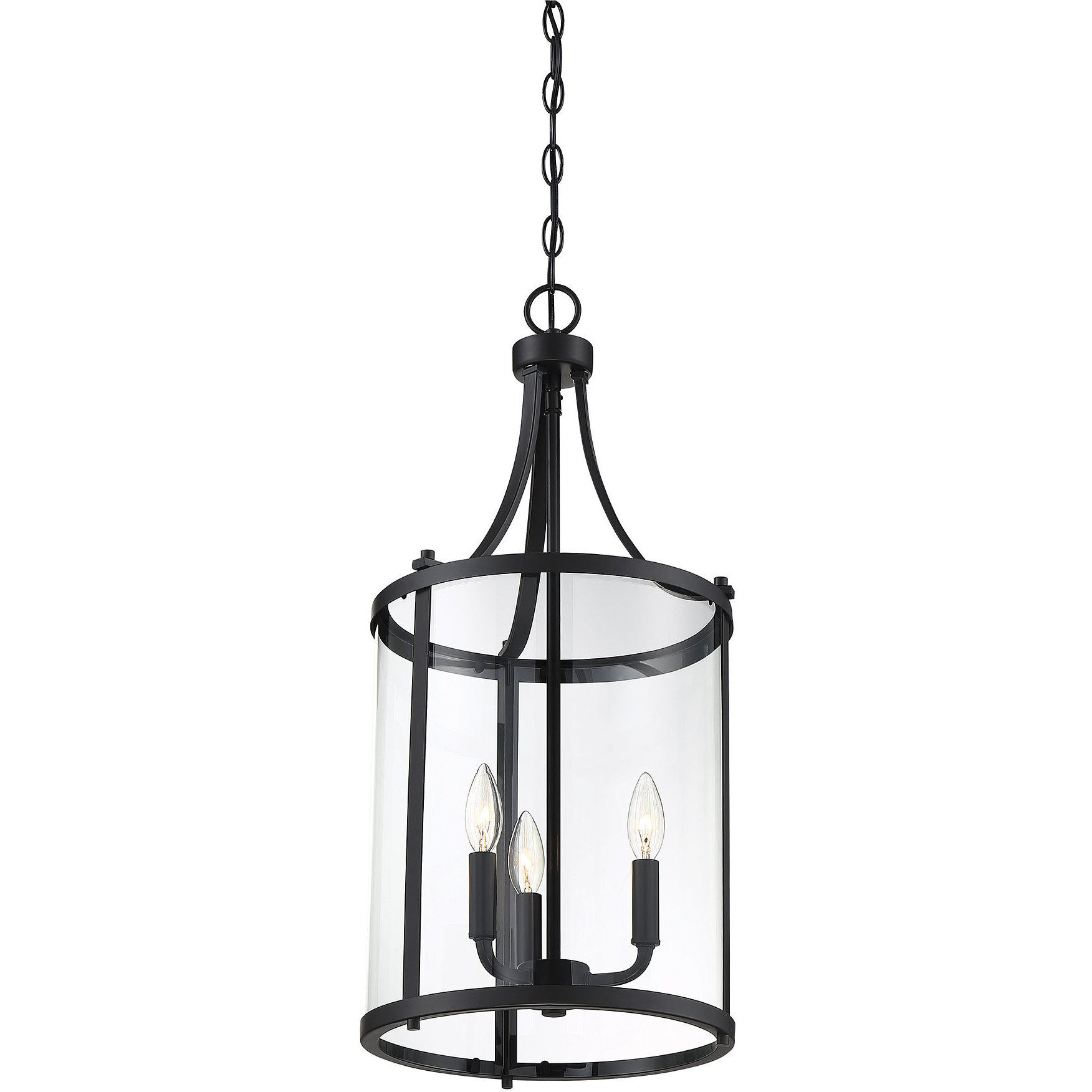 Penrose 3 Light 12 inch Black Pendant Ceiling Light, Essentials