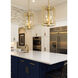 Easton 4 Light 9.25 inch Rubbed Brass Chandelier Ceiling Light