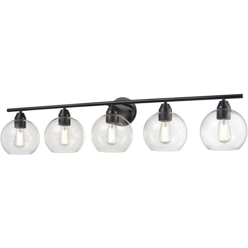 Andromeda 5 Light 41.25 inch Graphite Bath Vanity Wall Light