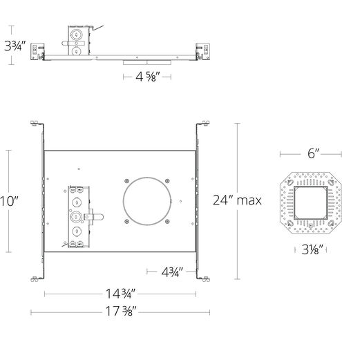 FQ Integrated LED Galvanized Steel Housing, Non-IC