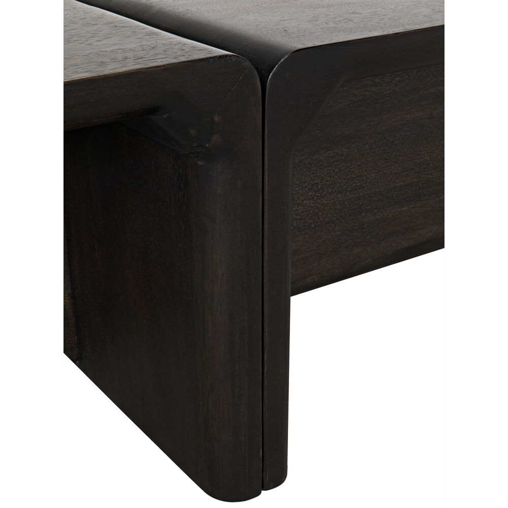 Hagen 60 X 30 inch Ebony Walnut Coffee Table