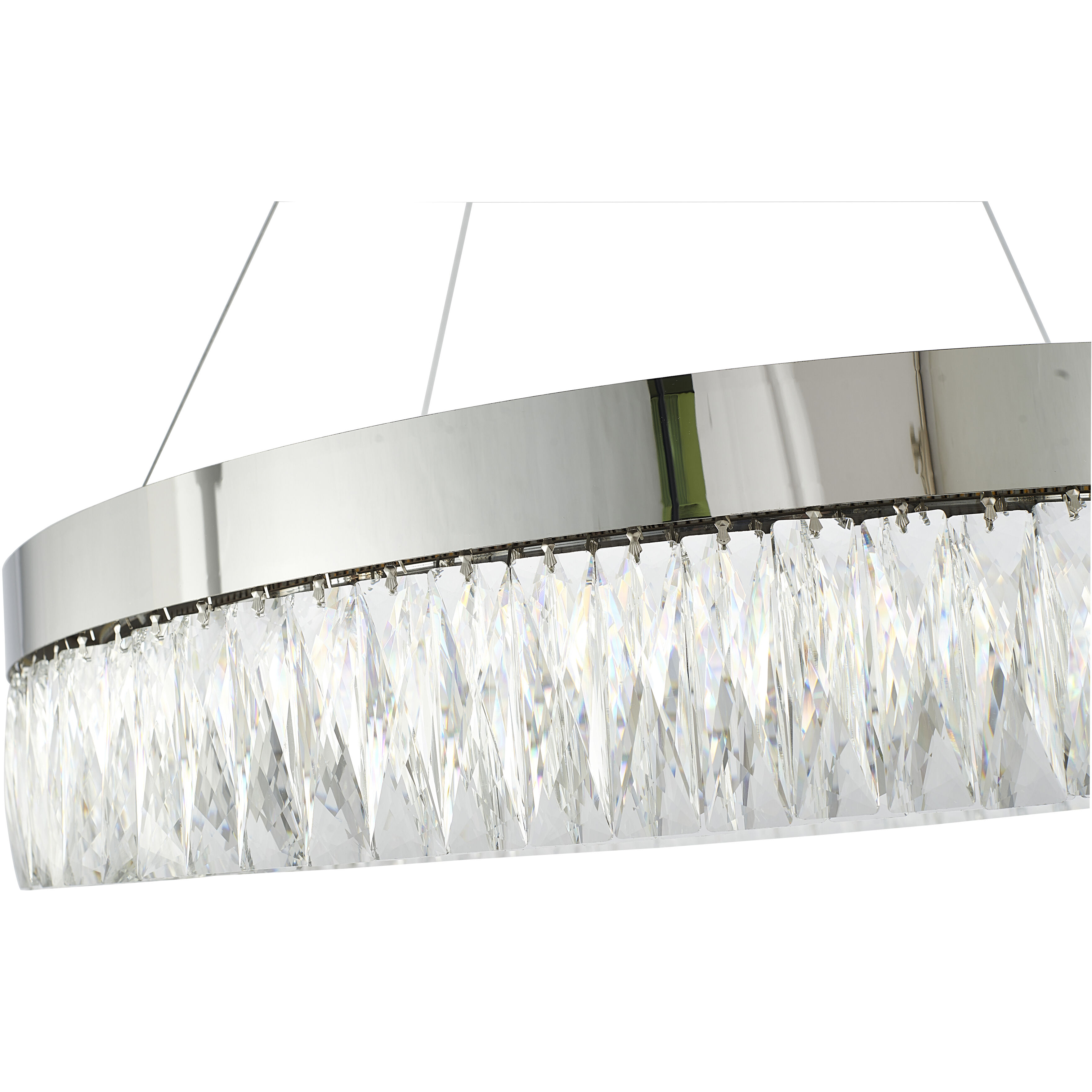 Canada LED 32 inch Chrome Chandelier Ceiling Light