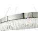 Canada LED 32 inch Chrome Chandelier Ceiling Light
