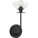 Alora Mood Sylvia 1 Light 5 inch Matte Black Bath Vanity Light Wall Light