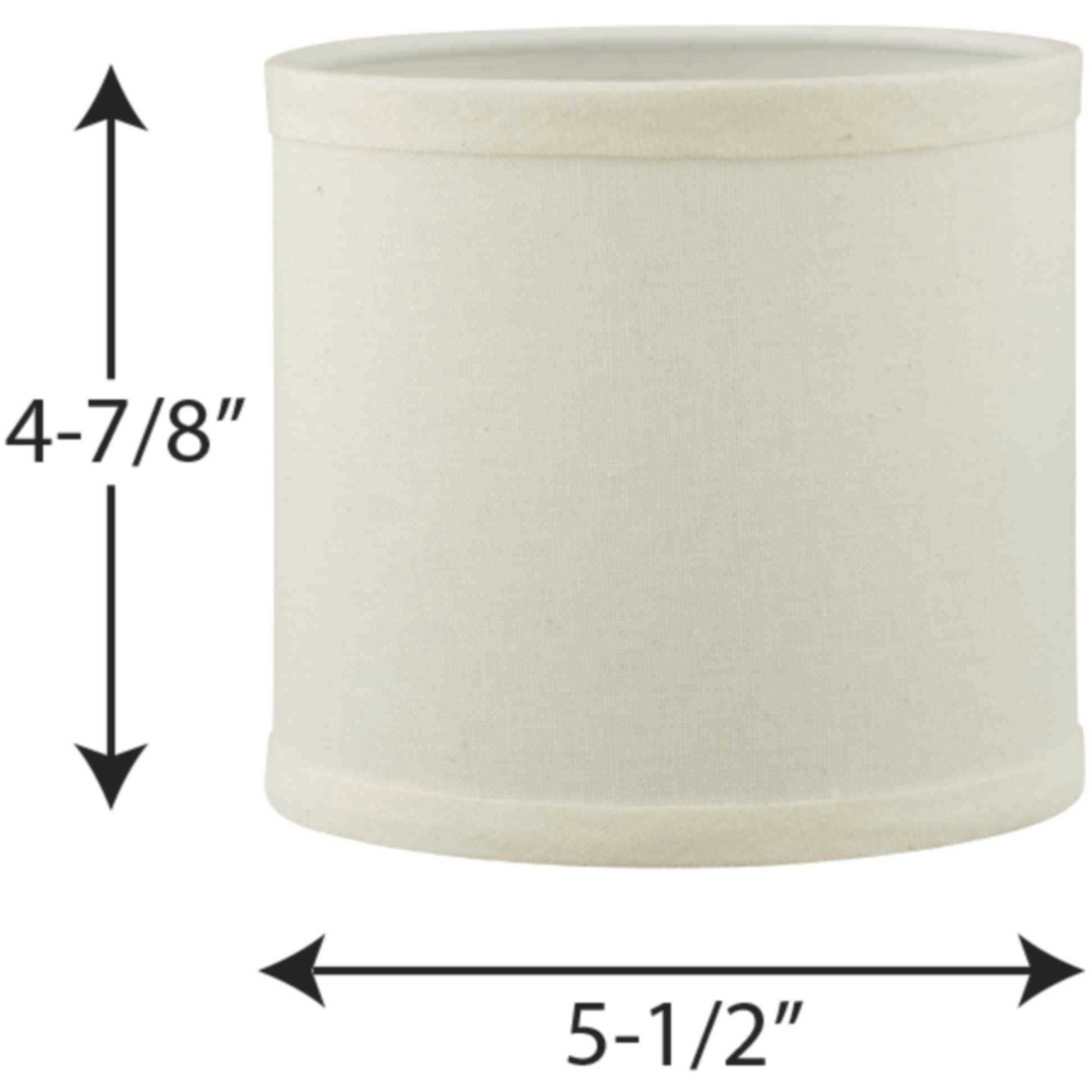 Inspire Beige Linen 5.5 inch Chandelier Shade