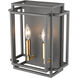 Titania 2 Light 10 inch Bronze and Olde Brass Wall Sconce Wall Light