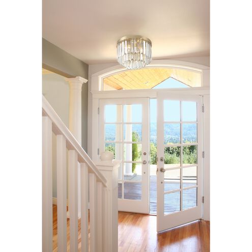 Hayes 4 Light 16 inch Aged Brass Flush/Semi Flush Ceiling Light