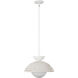 Perth 1 Light 14.75 inch White Pendant Ceiling Light