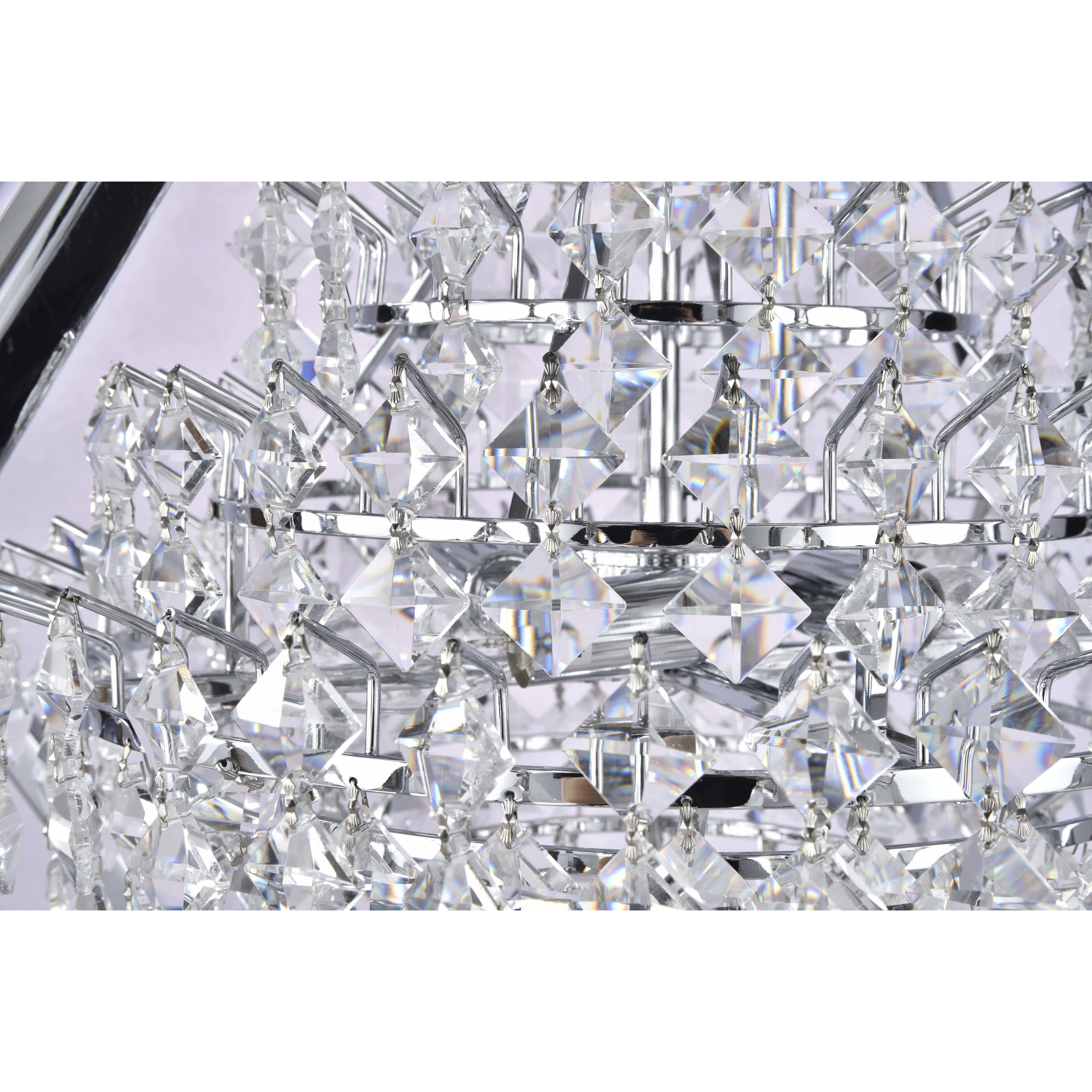 Canada 4 Light 28 inch Chrome Chandelier Ceiling Light