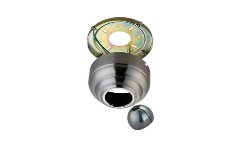 Universal Brushed Steel Fan Slope Ceiling Adapter