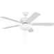 Linden DC 52 LED 52 inch Matte White Ceiling Fan
