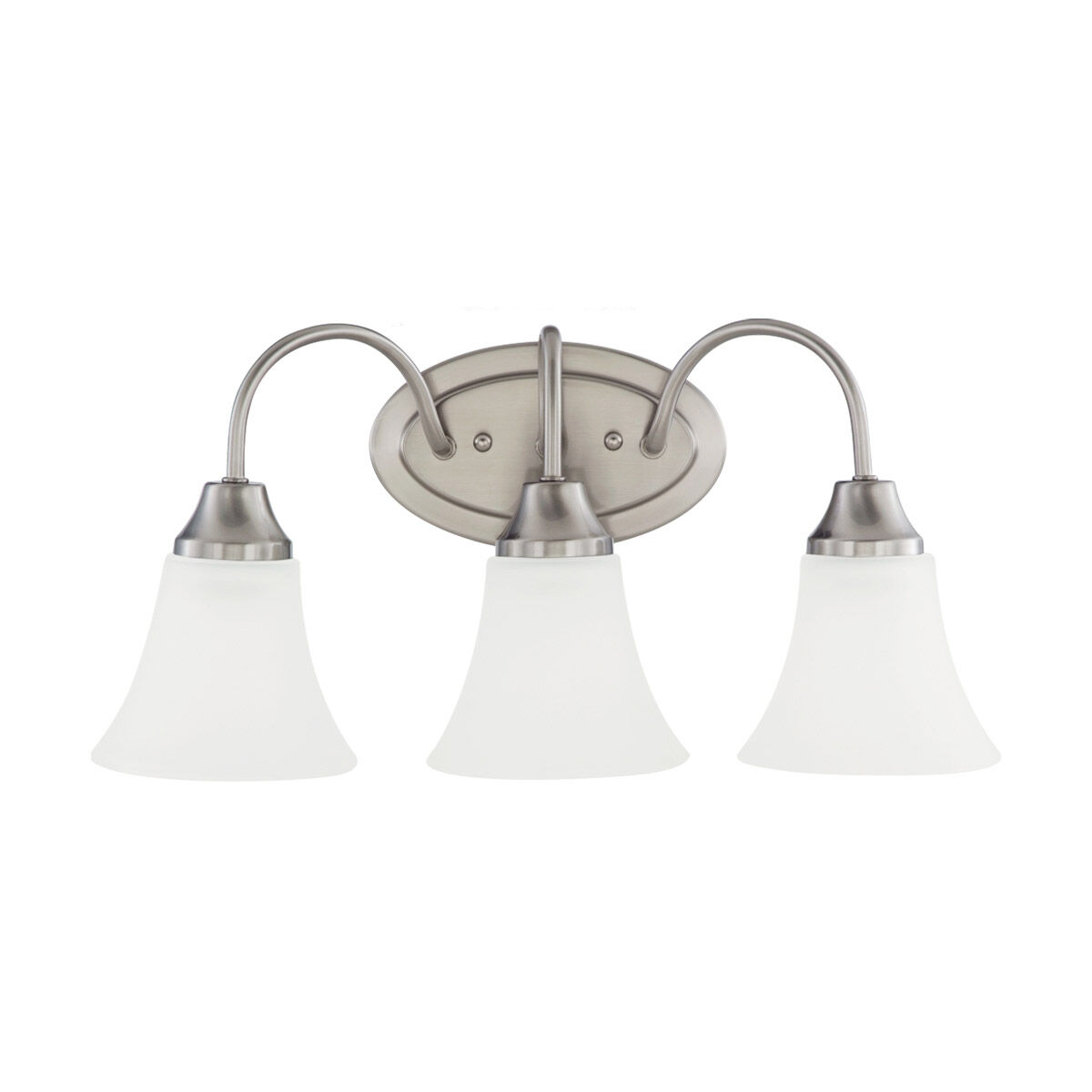 Polished nickel 3 light vanity hot sale light