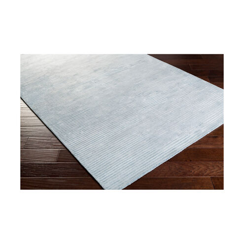 Graphite 36 X 24 inch Sky Blue Rugs, Viscose
