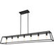 Candor 7 Light 63.38 inch Rusty Black Chandelier Ceiling Light