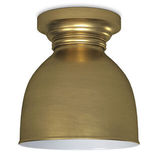 Southern Living Pantry 1 Light 8.5 inch Natural Brass Flush Mount Ceiling Light