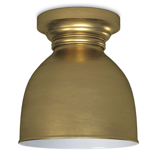 Regina Andrew Pantry 1 Light 8.5 inch Natural Brass Flush Mount Ceiling Light 16-1355NB - Open Box