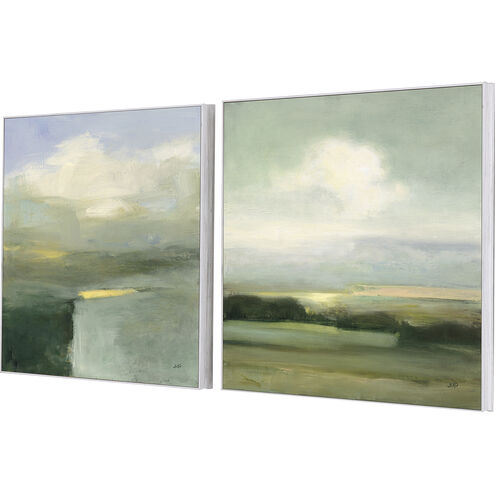 Landscapes Green and Multi and Neutral Framed Art