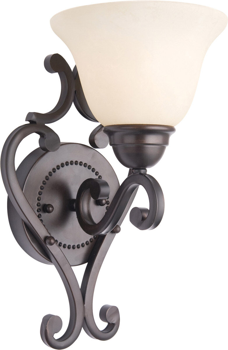 Maxim Manor 1 Light Wall Sconce Oil Rubbed Bronze 12211FIOI