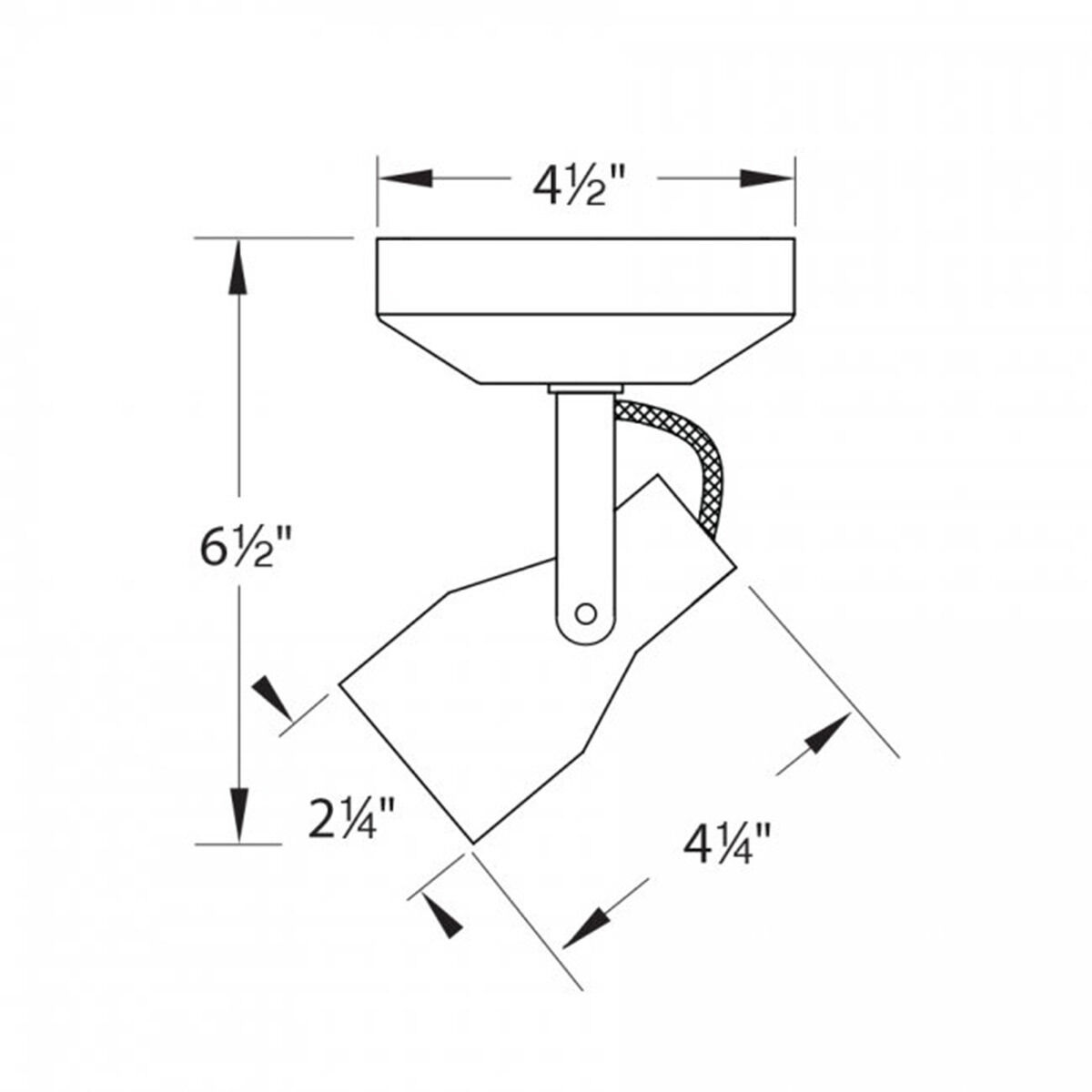 Spot 007 White 50.00 watt LED Spot Light, WAC Limited
