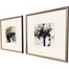 Peaceful Challenge Black and Beige and Metallic Framed Art, The Studio