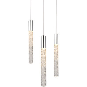 Modern Forms Magic LED 12 inch Polished Nickel Multi-Light Pendant Ceiling Light in 3, Round PD-35603-PN - Open Box