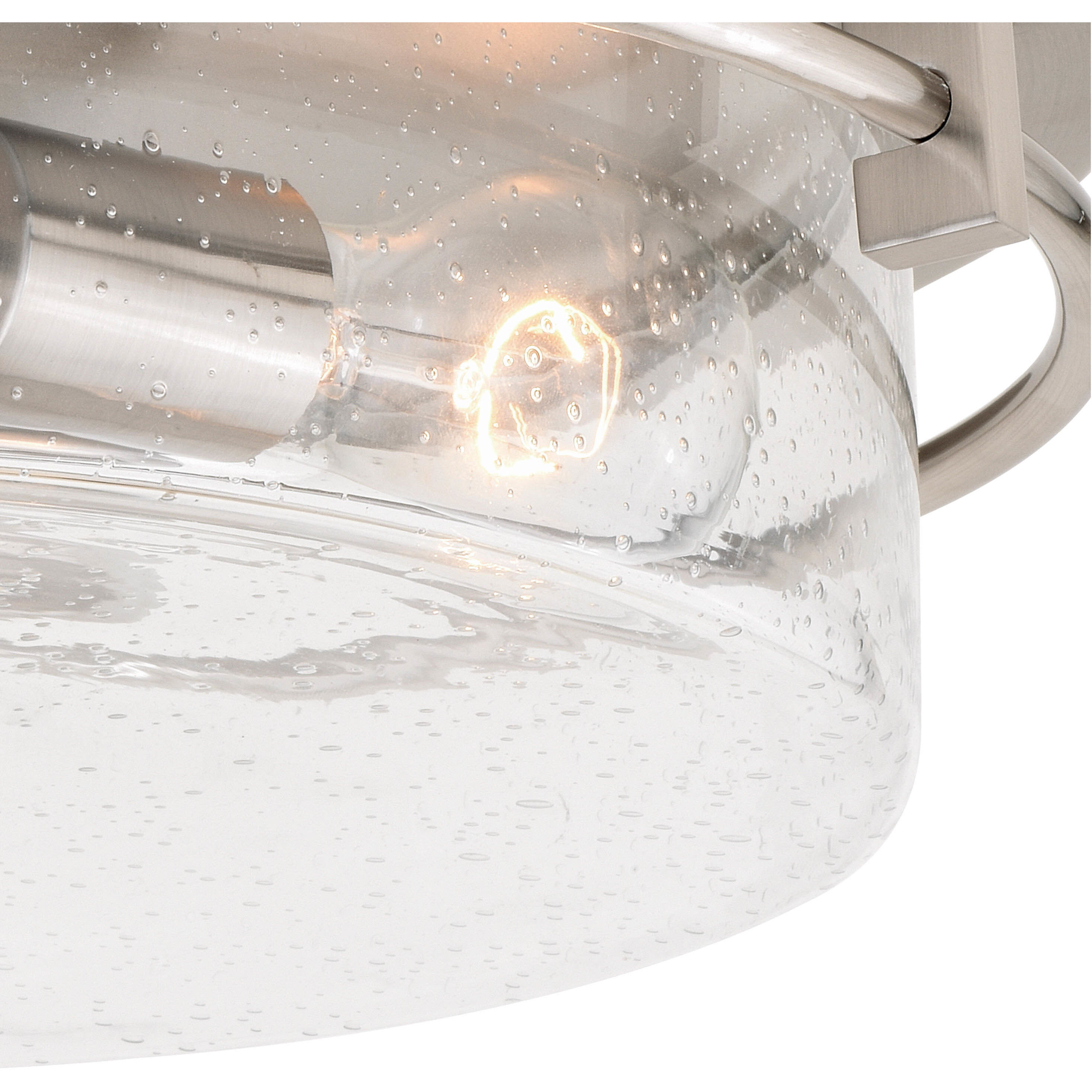 Addison LED 15 inch Satin Nickel Flush Mount Ceiling Light