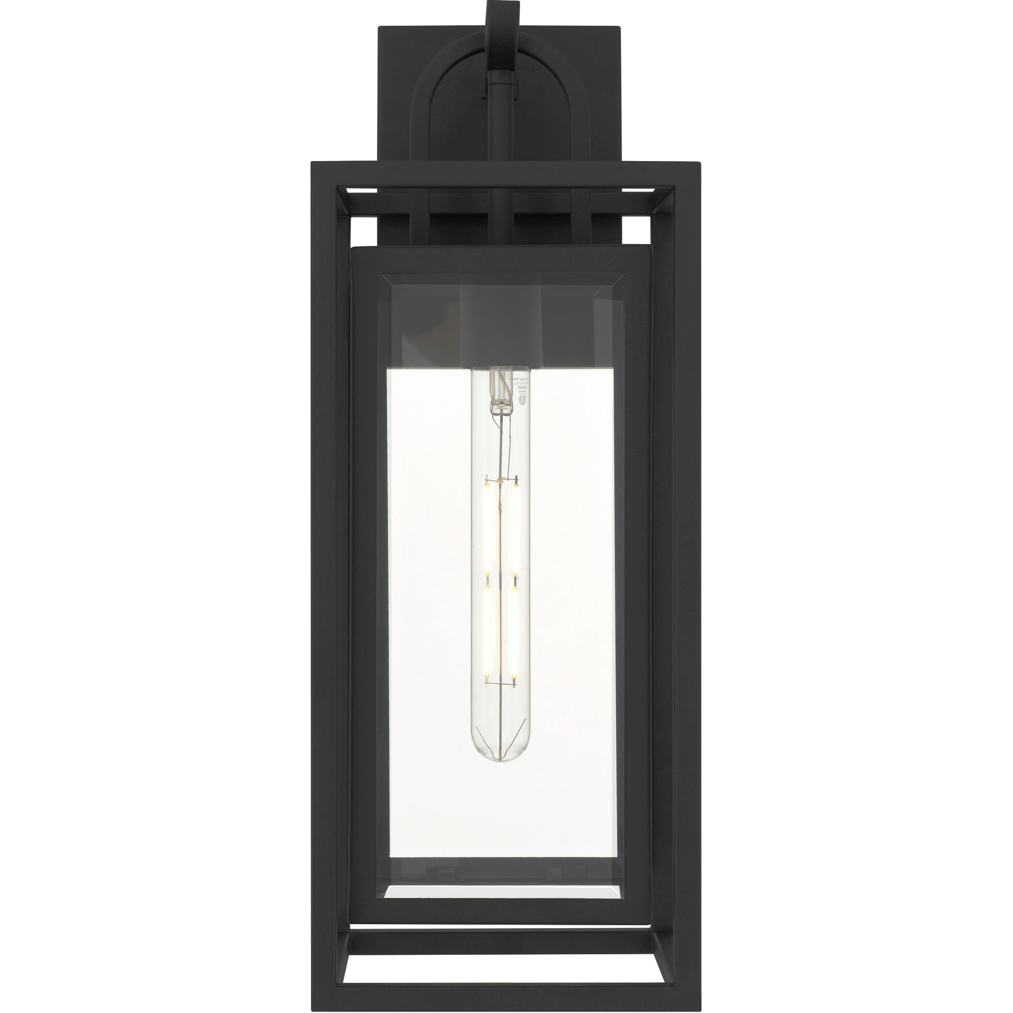 Jayce 1 Light 19 inch Matte Black Outdoor Wall Lantern