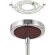 Sussex 9 Light 40.25 inch Polished Nickel and Dark Brown Chandelier Ceiling Light