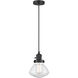 Franklin Restoration Olean LED 6.75 inch Matte Black Mini Pendant Ceiling Light in Seedy