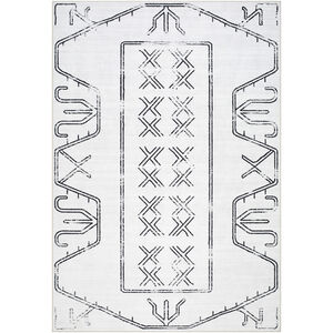 Lavable 47.64 X 30.71 inch Off-White Machine Woven Rug in 2.5 x 4