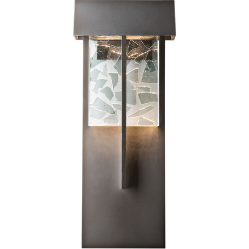 Shard LED 20.9 inch Coastal Dark Smoke Outdoor Sconce, XL