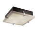 Porcelina Wall/Ceiling Mount Wall Light in 3000 Lm LED, Brushed Nickel, Clips