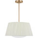Vilera LED 18.13 inch Satin Brass Pendant Ceiling Light