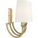 Cameron 3 Light 24 inch Warm Brass Vanity Light Wall Light, Essentials