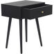 Arthur 23.5 X 17.75 inch Black End/Side Table