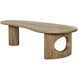 Harvey 67 X 28 inch Washed Walnut Coffee Table