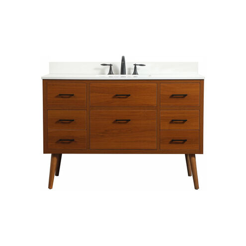 Boise 48 X 22 X 34 inch Teak Vanity Sink Set