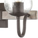 Carroll 3 Light 22 inch Vintage Rust with Colonial Maple Vanity Light Wall Light