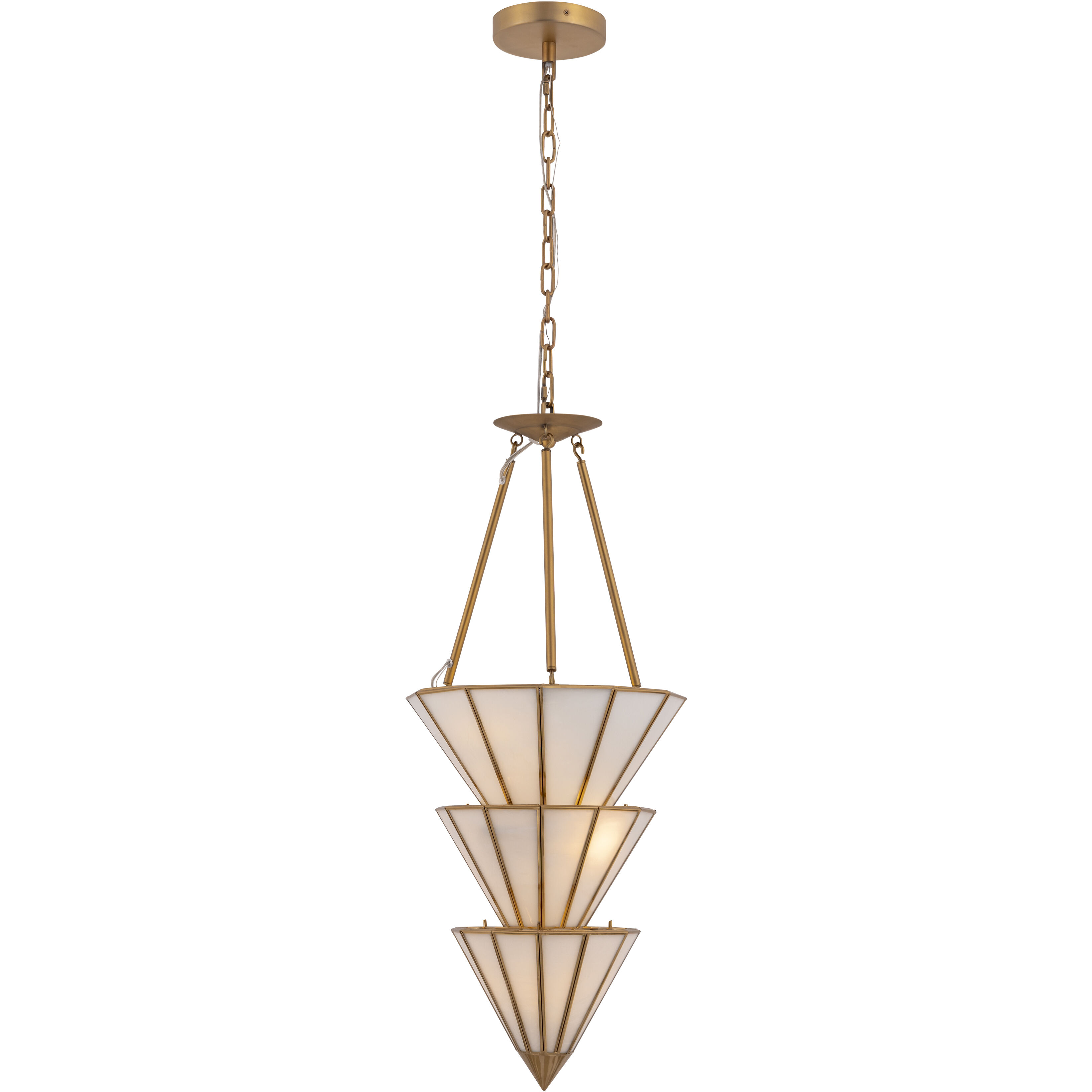 Jaxen 5 Light 14.25 inch Legacy Brass Pendant Ceiling Light