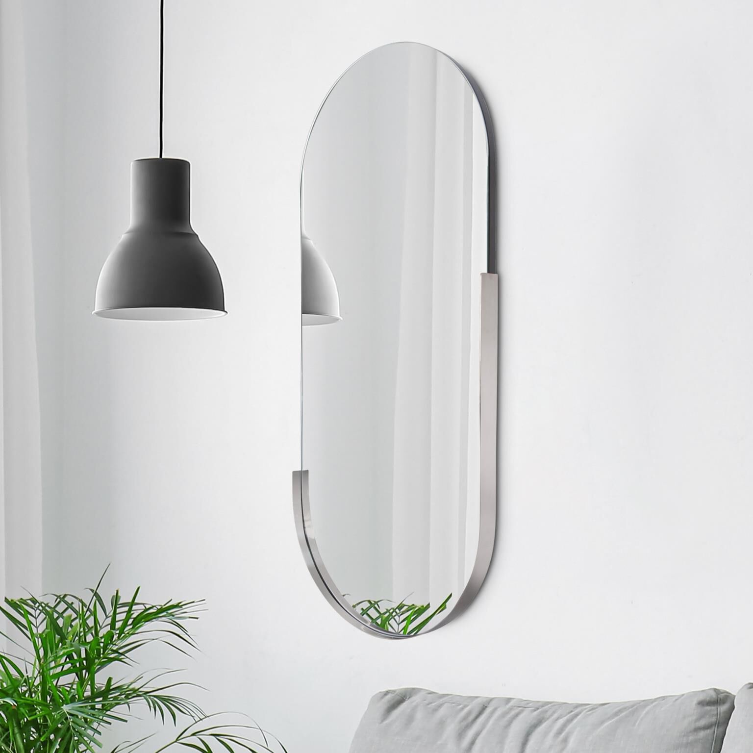 Dante 40 X 18 inch Stainless Steel Mirror