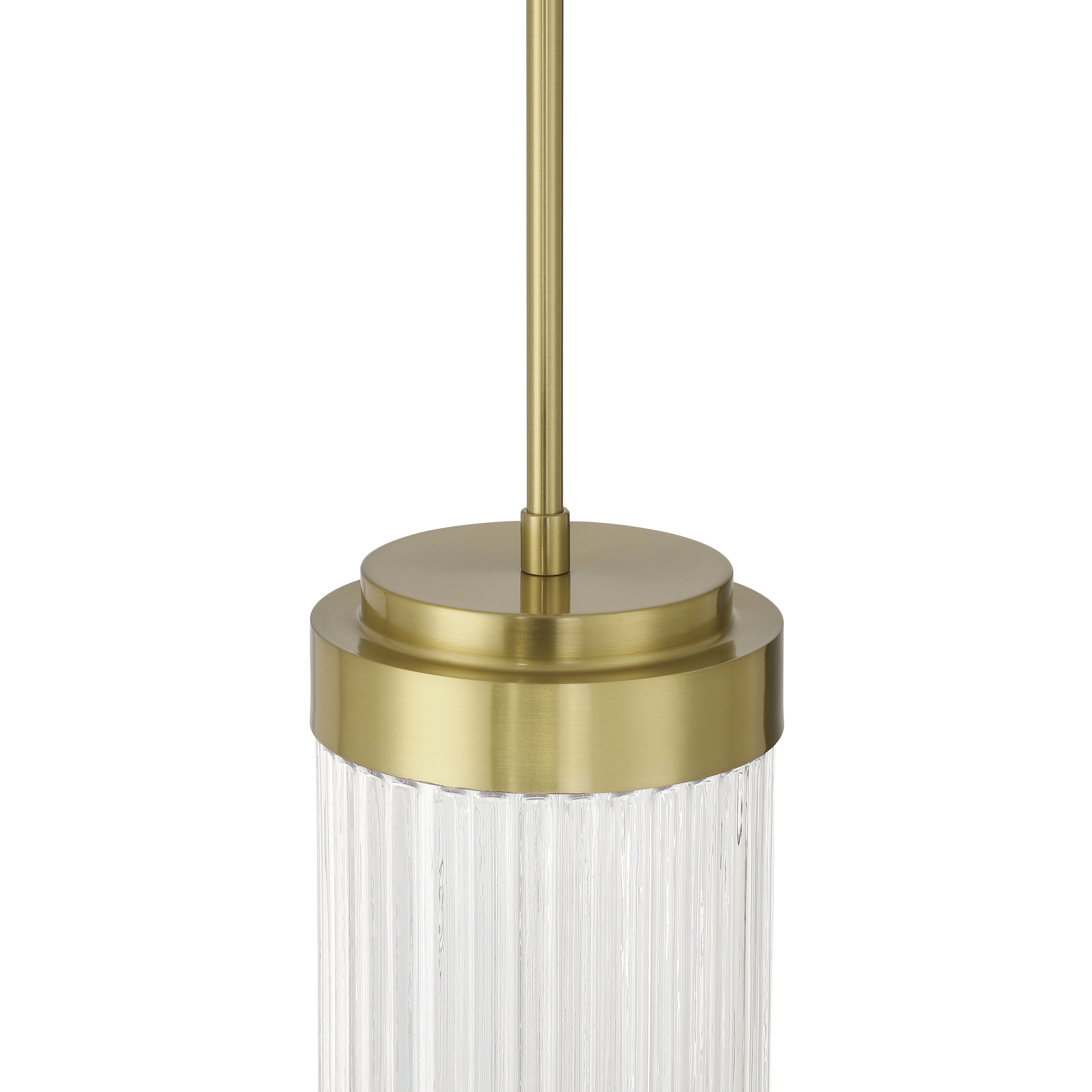 Whittley 1 Light 6 inch Satin Brass Pendant Ceiling Light