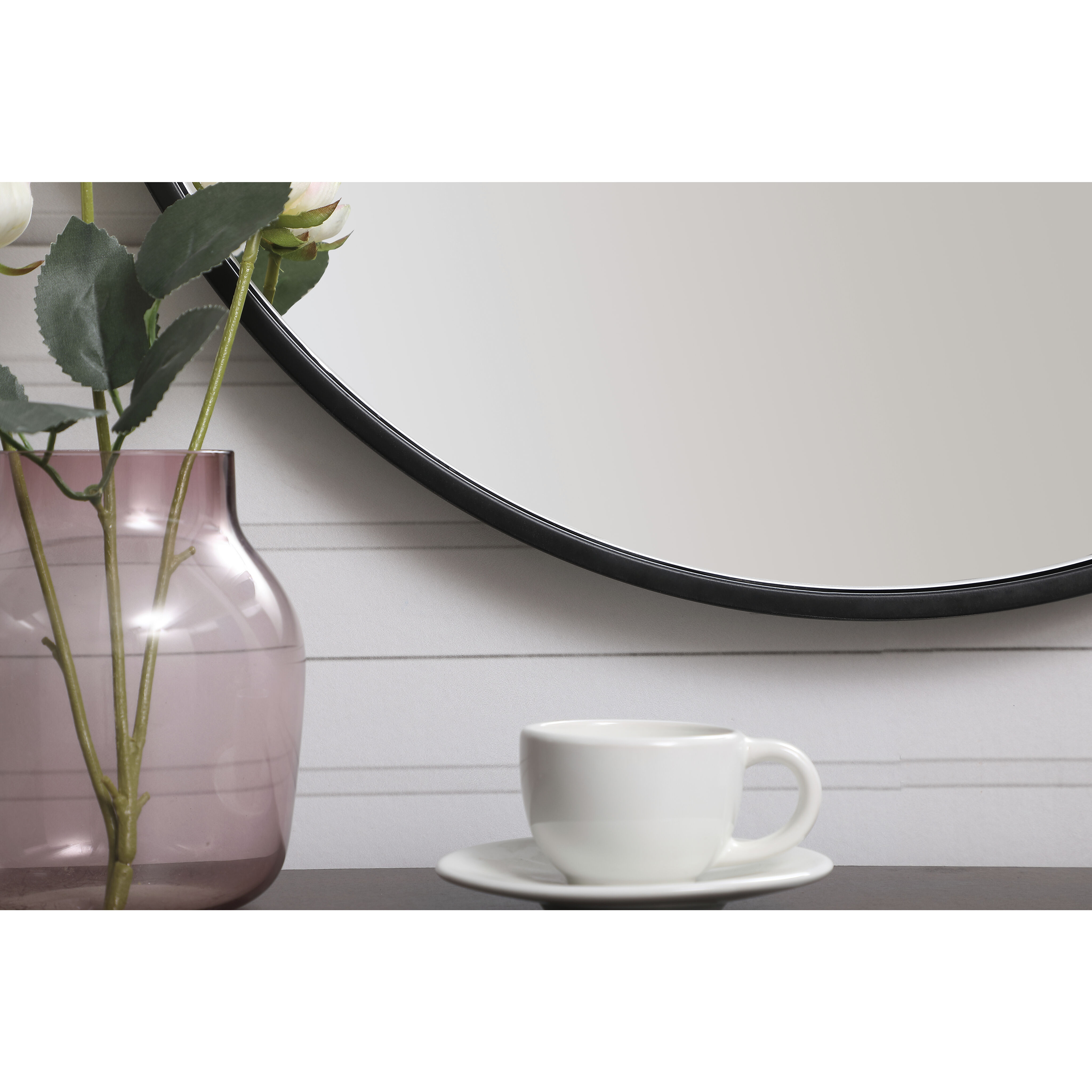 Eternity 21 X 21 inch Black Wall Mirror