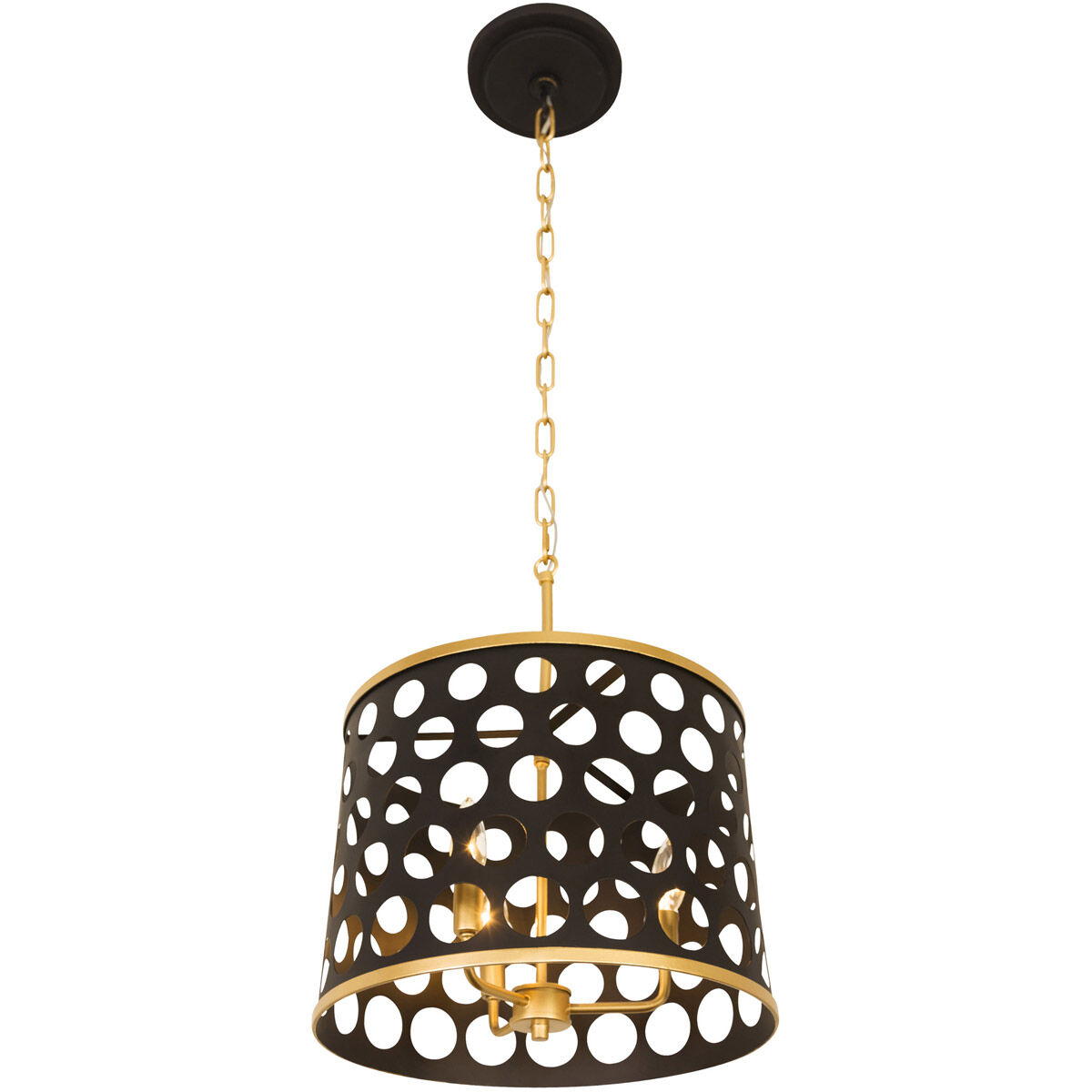 Bailey 3 Light 16 inch Gold Pendant Ceiling Light