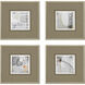 On the Road Gray and Black and Green and Neutral Framed Art