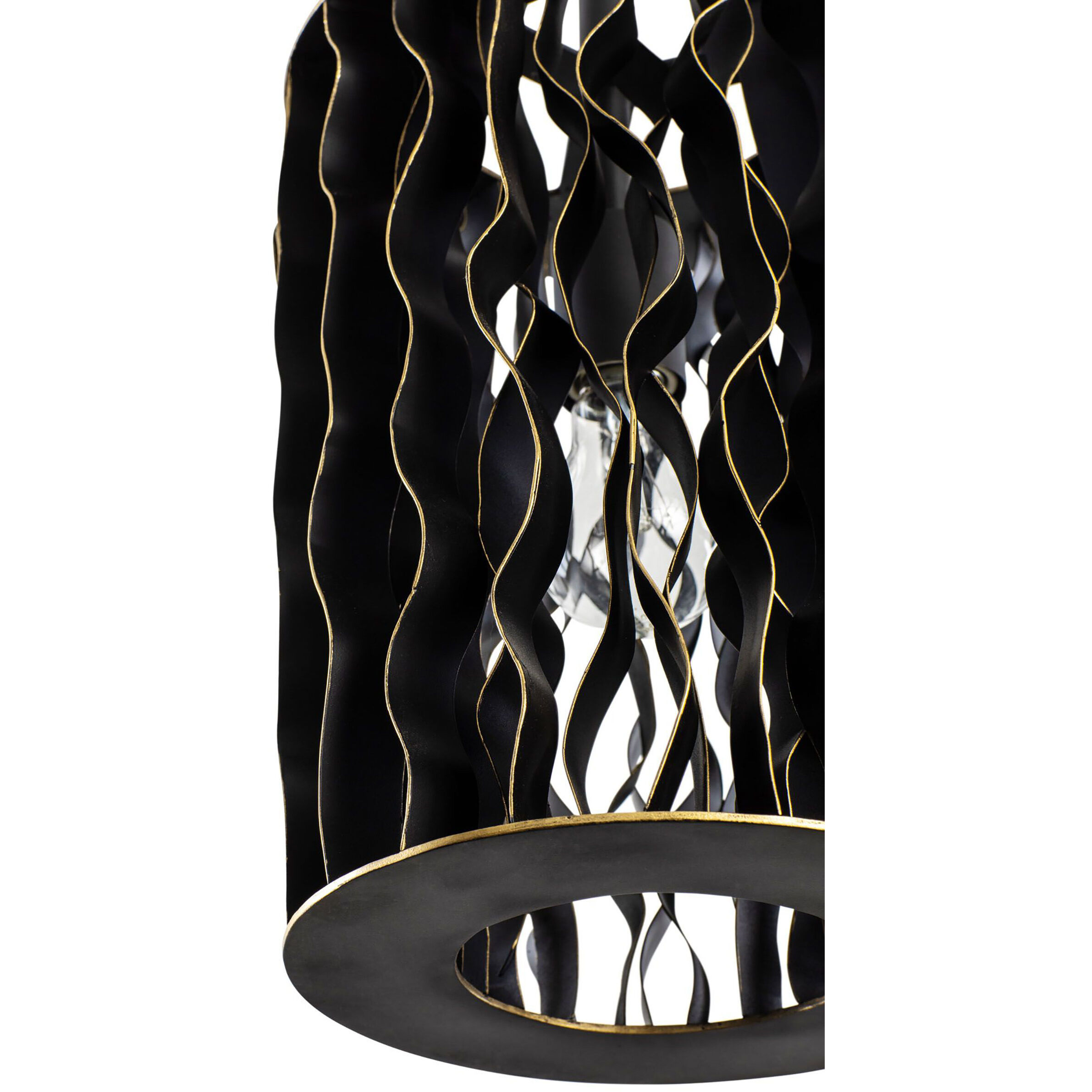 Estela 1 Light 8.5 inch Matte Black Mini Pendant Ceiling Light, Smithsonian Collaboration