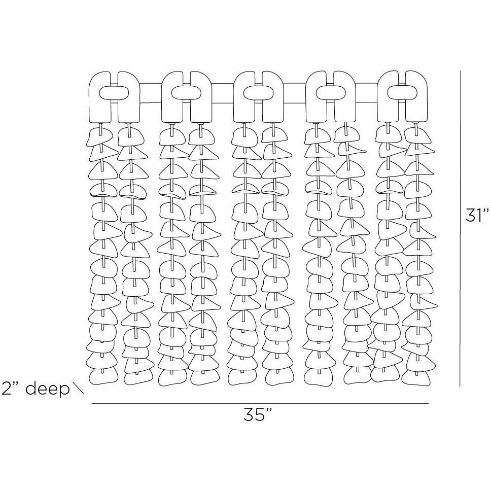 Melt White Gesso and Smoke Wall Decor