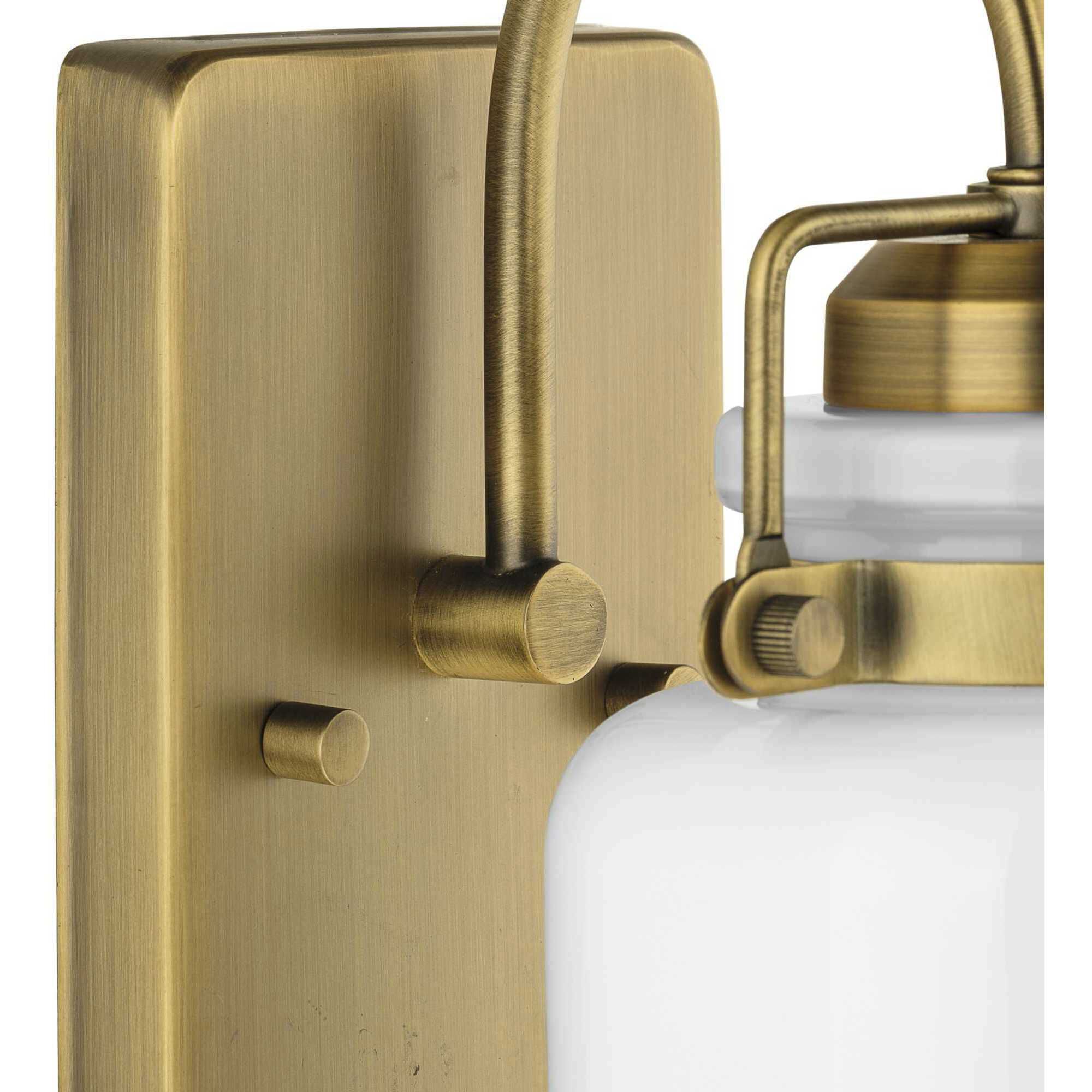 Fessler 1 Light 5 inch Vintage Brass Bath Light Wall Light
