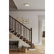 Arclume LED 14.75 inch Legacy Brass and Dark Matte Black Flush Mount Ceiling Light