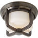 Thomas O'Brien Milton 1 Light 9.5 inch Bronze Flush Mount Ceiling Light